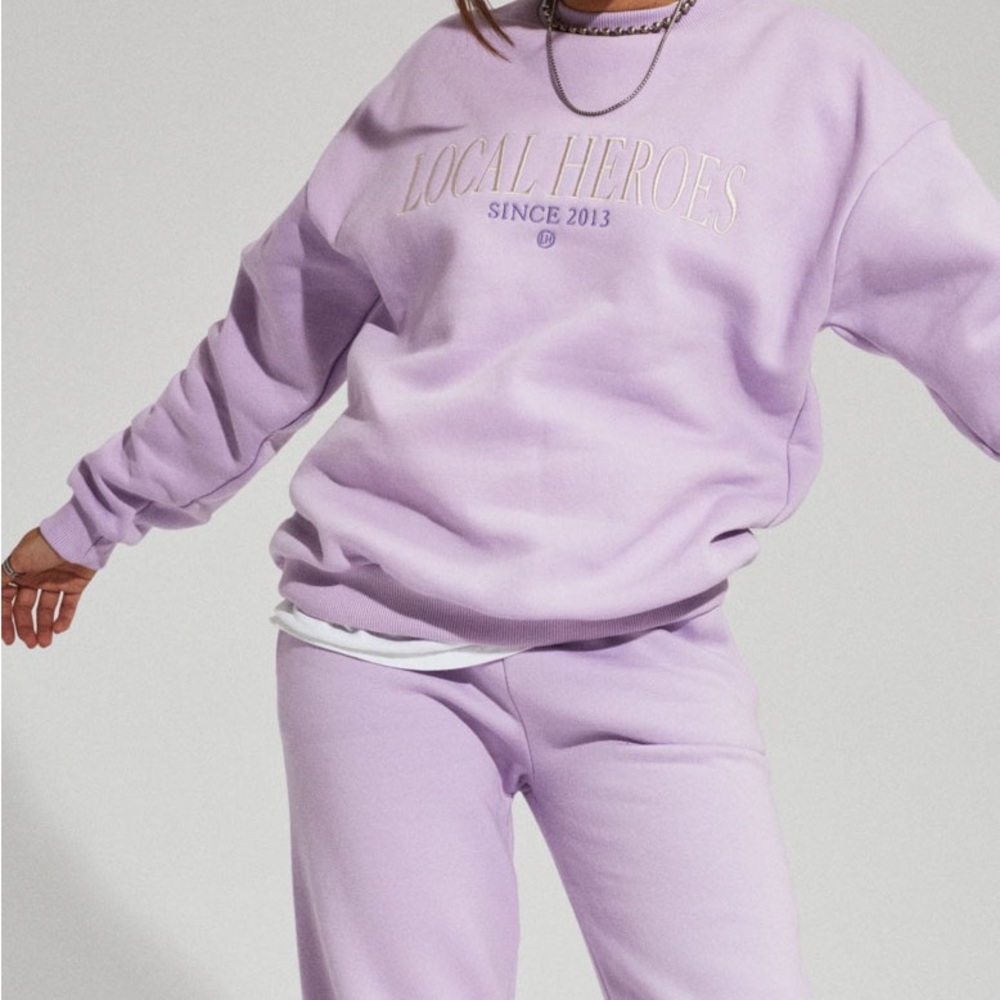 NWOT LH Light Purple Sweatsuit